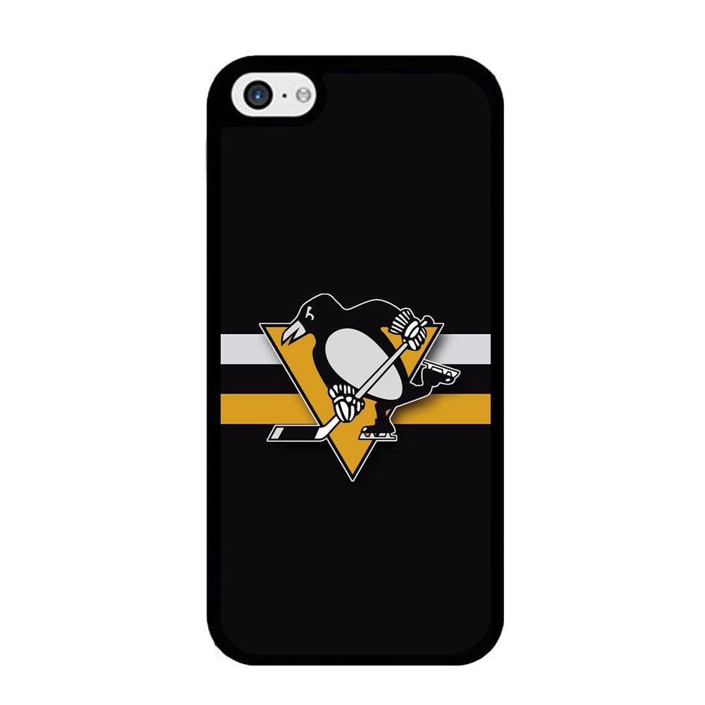 Hockey Pittsburgh Penguins NHL 001 iPhone 5 | 5s Case-Rubber / Black (2D Case)-Xtracase