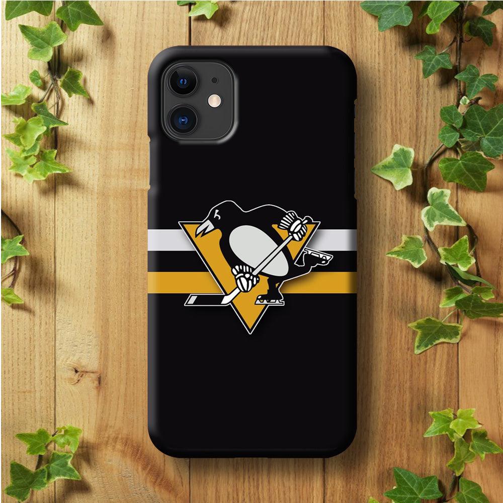 Hockey Pittsburgh Penguins NHL 001 iPhone 11 Case-Plastic / Full Wrap (3D Case)-Xtracase