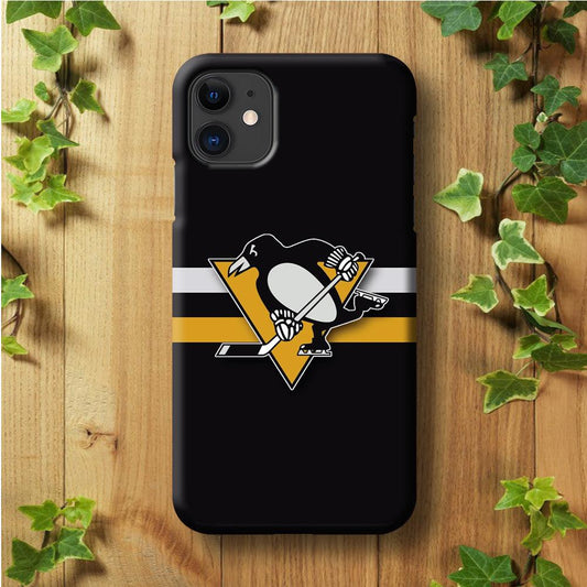 Hockey Pittsburgh Penguins NHL 001 iPhone 11 Case-Plastic / Full Wrap (3D Case)-Xtracase