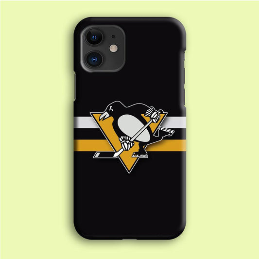 Hockey Pittsburgh Penguins NHL 001 iPhone 12 Case-Plastic / Full Wrap (3D Case)-Xtracase