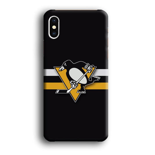 Hockey Pittsburgh Penguins NHL 001 iPhone Xs Max Case-Plastic / Full Wrap (3D Case)-Xtracase