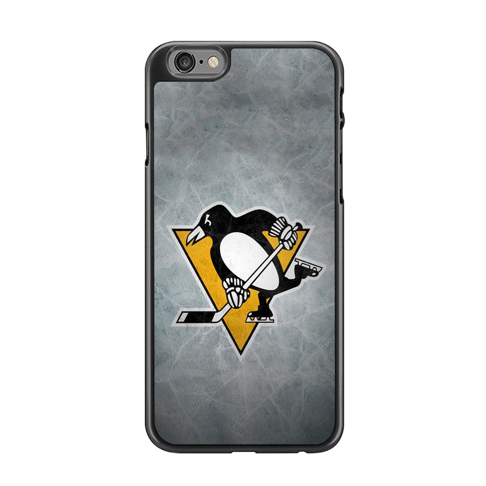 Hockey Pittsburgh Penguins NHL 002 iPhone 6 | 6s Case-Rubber / Black (2D Case)-Xtracase