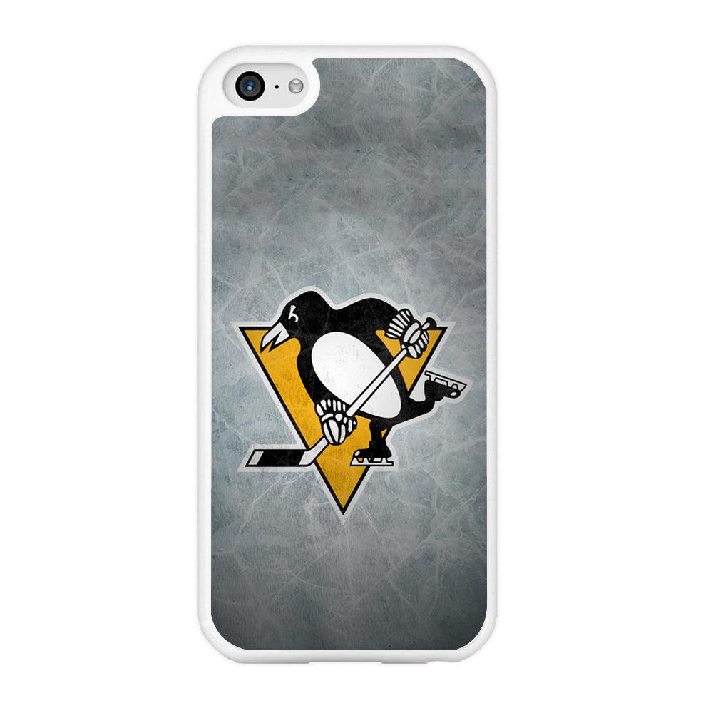 Hockey Pittsburgh Penguins NHL 002 iPhone 5 | 5s Case-Rubber / White (2D Case)-Xtracase