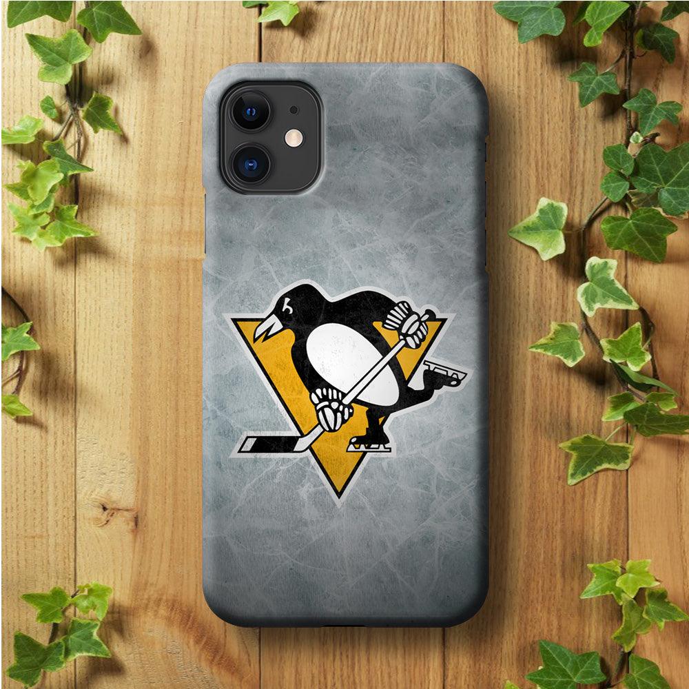Hockey Pittsburgh Penguins NHL 002 iPhone 11 Case-Plastic / Full Wrap (3D Case)-Xtracase