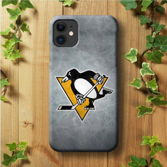 Hockey Pittsburgh Penguins NHL 002 iPhone 11 Case-Plastic / Full Wrap (3D Case)-Xtracase