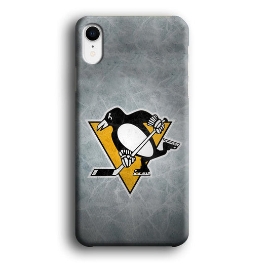 Hockey Pittsburgh Penguins NHL 002 iPhone XR Case-Plastic / Full Wrap (3D Case)-Xtracase