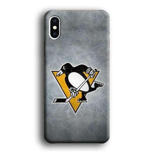 Hockey Pittsburgh Penguins NHL 002 iPhone X Case-Plastic / Full Wrap (3D Case)-Xtracase