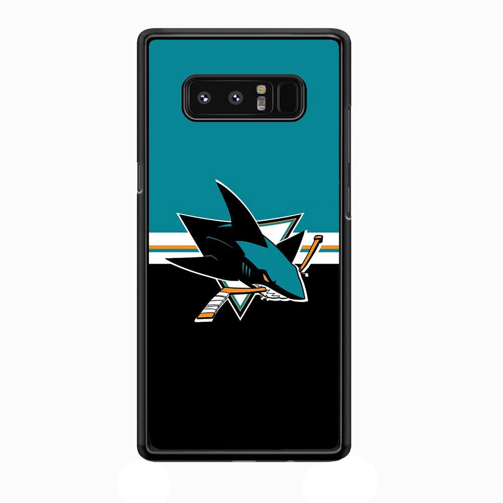 Hockey San Jose Sharks NHL 001 Samsung Galaxy Note 8 Case-Plastic / Full Wrap (3D Case)-Xtracase
