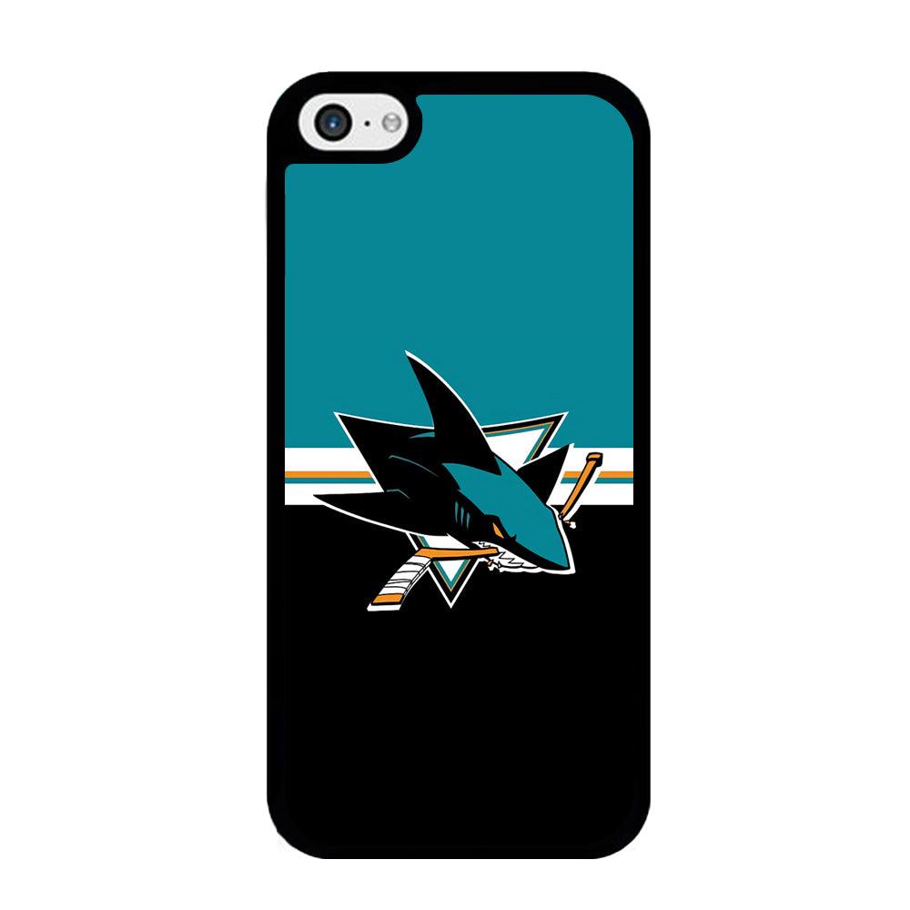 Hockey San Jose Sharks NHL 001 iPhone 5 | 5s Case-Rubber / Black (2D Case)-Xtracase