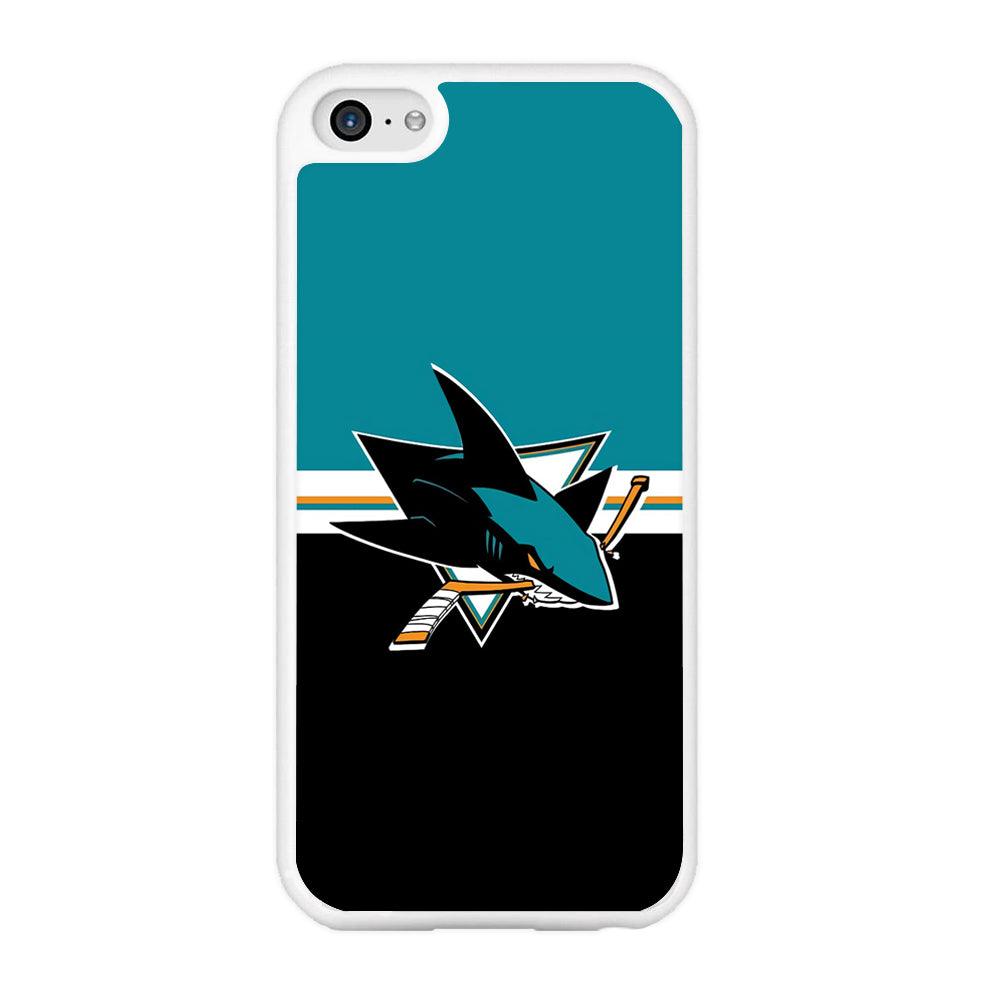 Hockey San Jose Sharks NHL 001 iPhone 5 | 5s Case-Rubber / White (2D Case)-Xtracase