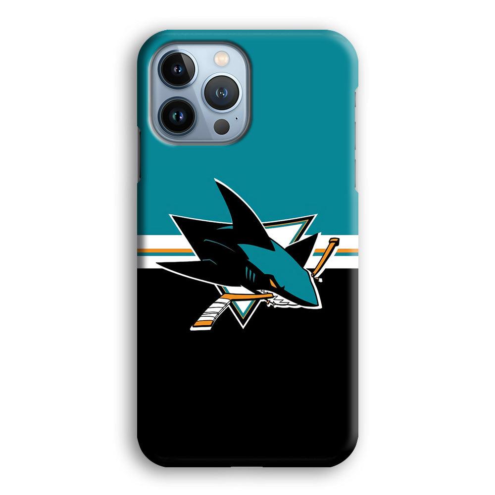 Hockey San Jose Sharks NHL 001 iPhone 13 Pro Case-Plastic / Full Wrap (3D Case)-Xtracase