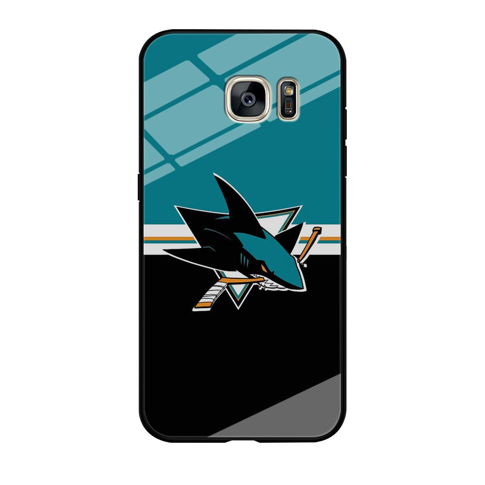 Hockey San Jose Sharks NHL 001 Samsung Galaxy S7 Case-Tempered Glass Case-Xtracase