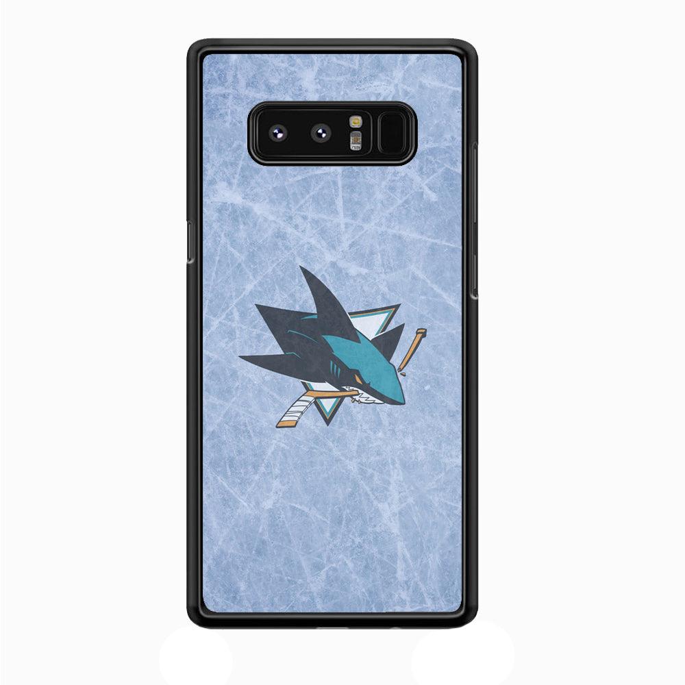 Hockey San Jose Sharks NHL 002 Samsung Galaxy Note 8 Case-Plastic / Full Wrap (3D Case)-Xtracase