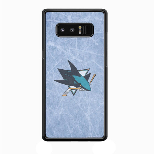 Hockey San Jose Sharks NHL 002 Samsung Galaxy Note 8 Case-Plastic / Full Wrap (3D Case)-Xtracase