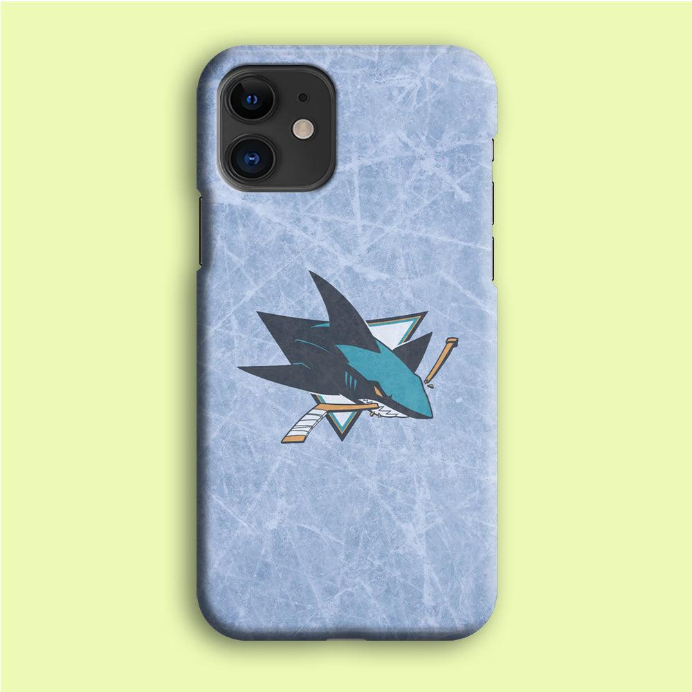 Hockey San Jose Sharks NHL 002 iPhone 12 Mini Case-Plastic / Full Wrap (3D Case)-Xtracase