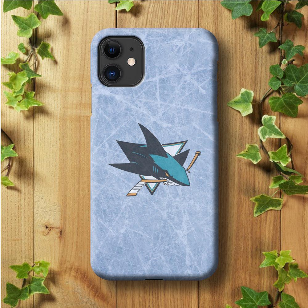 Hockey San Jose Sharks NHL 002 iPhone 11 Case-Plastic / Full Wrap (3D Case)-Xtracase