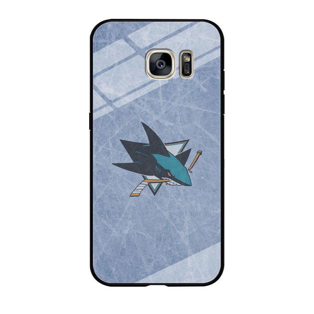 Hockey San Jose Sharks NHL 002 Samsung Galaxy S7 Edge Case-Tempered Glass Case-Xtracase