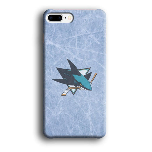 Hockey San Jose Sharks NHL 002 iPhone 8 Plus Case-Plastic / Full Wrap (3D Case)-Xtracase