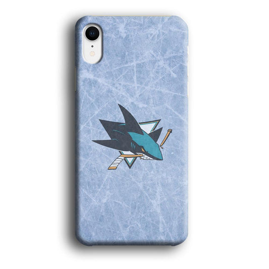 Hockey San Jose Sharks NHL 002 iPhone XR Case-Plastic / Full Wrap (3D Case)-Xtracase