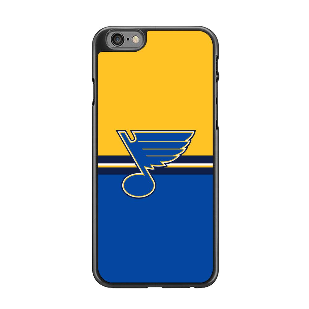 Hockey St. Louis Blues NHL 001 iPhone 6 Plus | 6s Plus Case-Rubber / Black (2D Case)-Xtracase