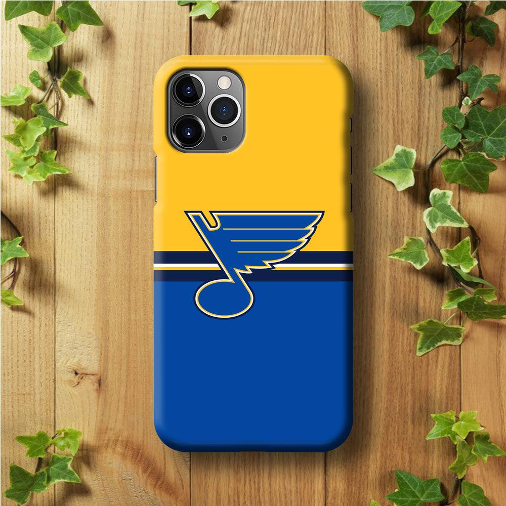 Hockey St. Louis Blues NHL 001 iPhone 11 Pro Max Case-Plastic / Full Wrap (3D Case)-Xtracase