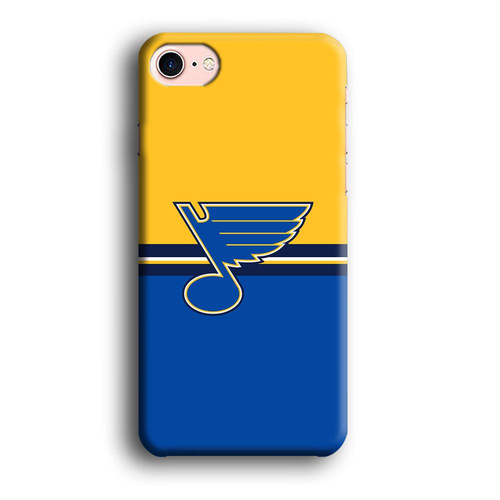 Hockey St. Louis Blues NHL 001 iPhone SE 2020 Case-Plastic / Full Wrap (3D Case)-Xtracase
