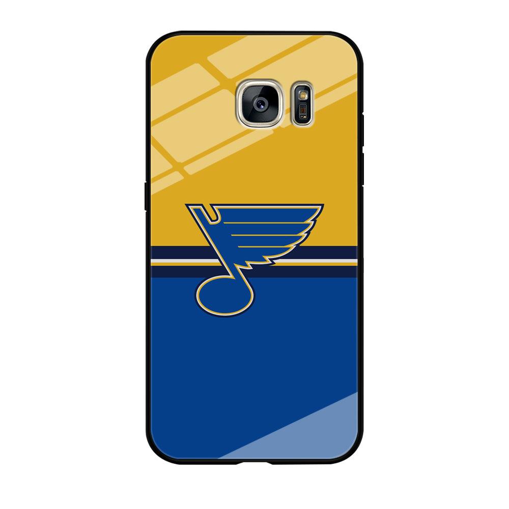 Hockey St. Louis Blues NHL 001 Samsung Galaxy S7 Edge Case-Tempered Glass Case-Xtracase