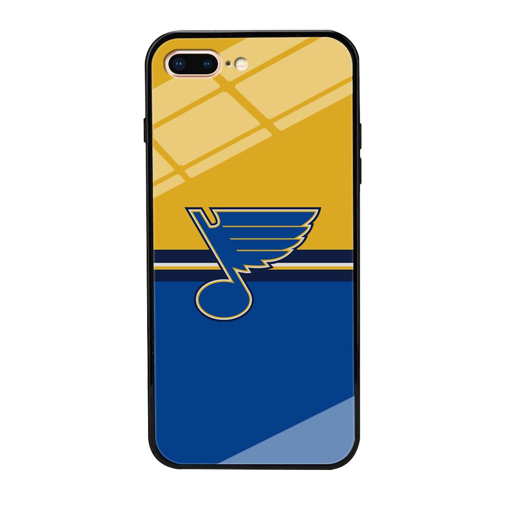 Hockey St. Louis Blues NHL 001 iPhone 8 Plus Case-Tempered Glass Case-Xtracase