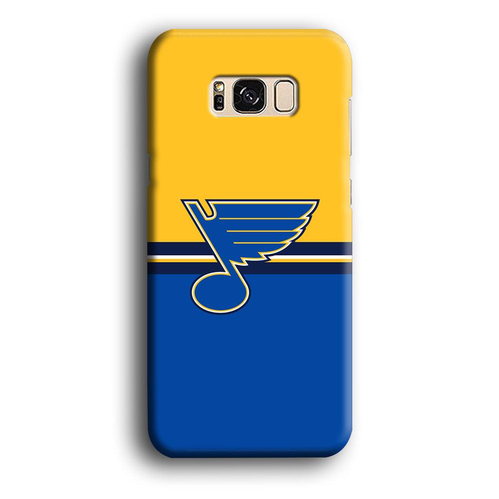 Hockey St. Louis Blues NHL 001 Samsung Galaxy S8 Case-Plastic / Full Wrap (3D Case)-Xtracase