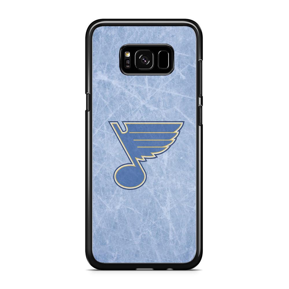 Hockey St. Louis Blues NHL 002 Samsung Galaxy S8 Plus Case-Rubber / Black (2D Case)-Xtracase