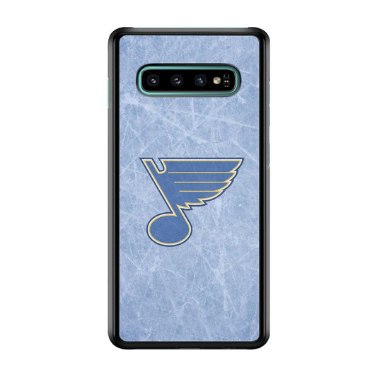 Hockey St. Louis Blues NHL 002 Samsung Galaxy S10 Case-Plastic / Full Wrap (3D Case)-Xtracase