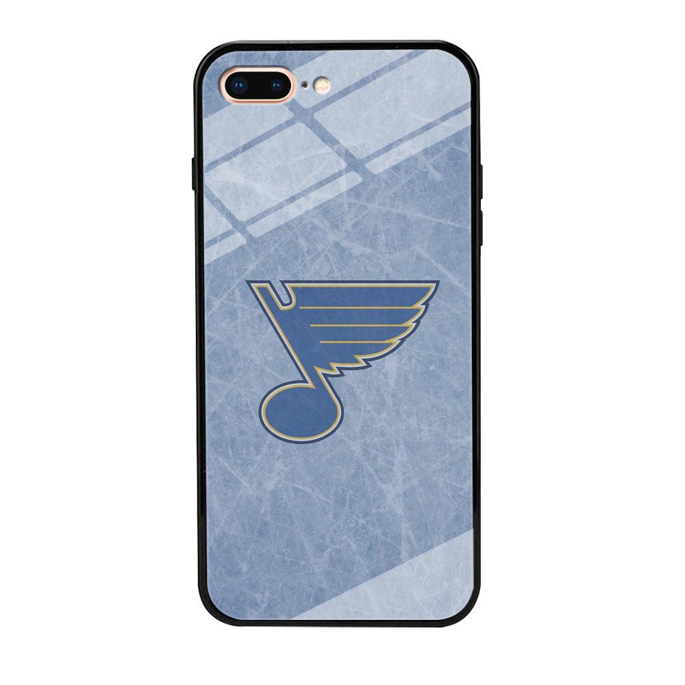 Hockey St. Louis Blues NHL 002 iPhone 8 Plus Case-Tempered Glass Case-Xtracase