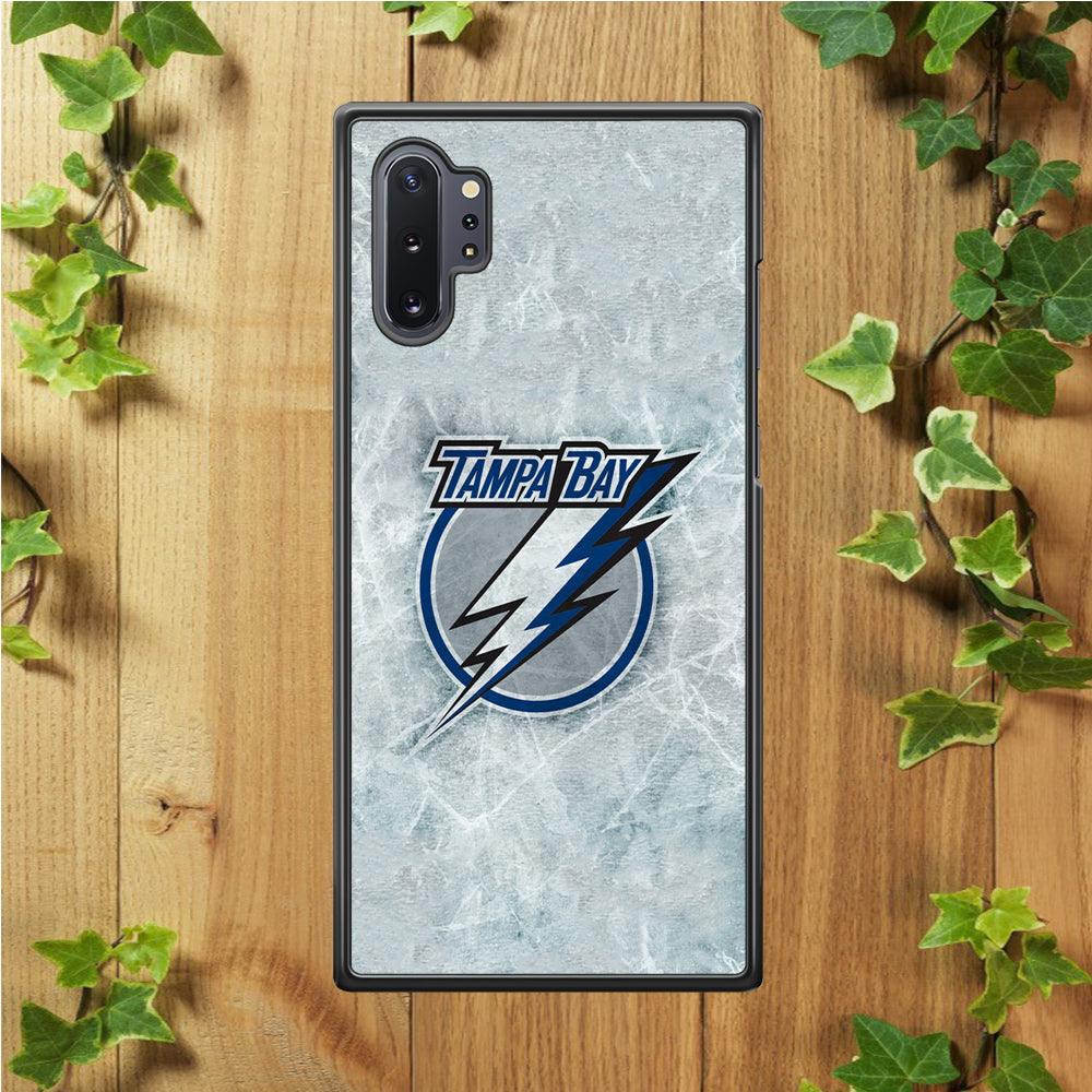 Hockey Tampa Bay Lightning NHL 001 Samsung Galaxy Note 10 Plus Case-Rubber / Black (2D Case)-Xtracase
