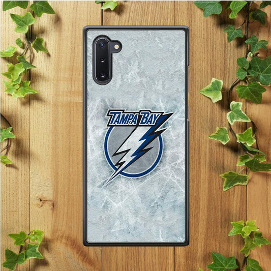 Hockey Tampa Bay Lightning NHL 001 Samsung Galaxy Note 10 Case-Rubber / White (2D Case)-Xtracase