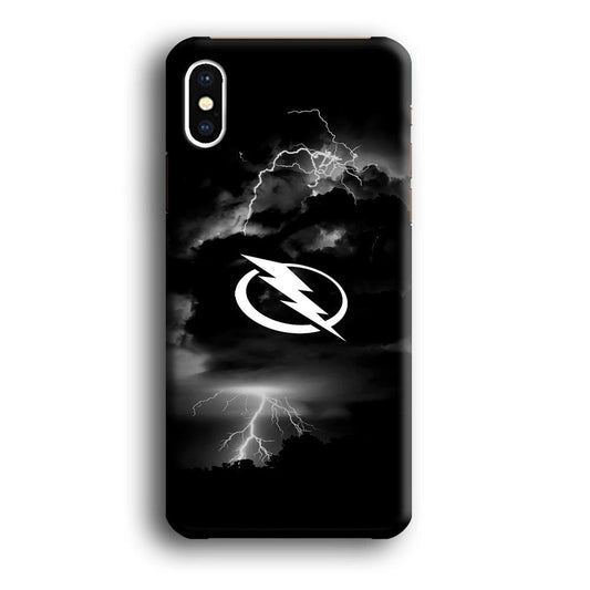 Hockey Tampa Bay Lightning NHL 002 iPhone Xs Case-Plastic / Full Wrap (3D Case)-Xtracase