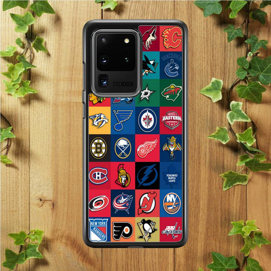 Hockey Teams NHL 001 Samsung Galaxy S20 Ultra Case-Plastic / Full Wrap (3D Case)-Xtracase