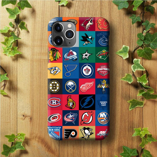 Hockey Teams NHL 001 iPhone 11 Pro Case-Plastic / Full Wrap (3D Case)-Xtracase