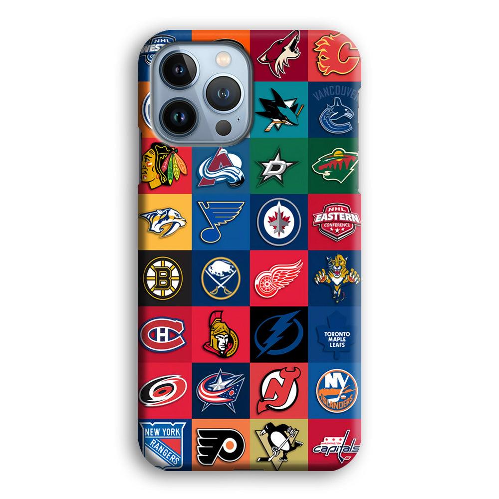 Hockey Teams NHL 001 iPhone 13 Pro Max Case-Plastic / Full Wrap (3D Case)-Xtracase