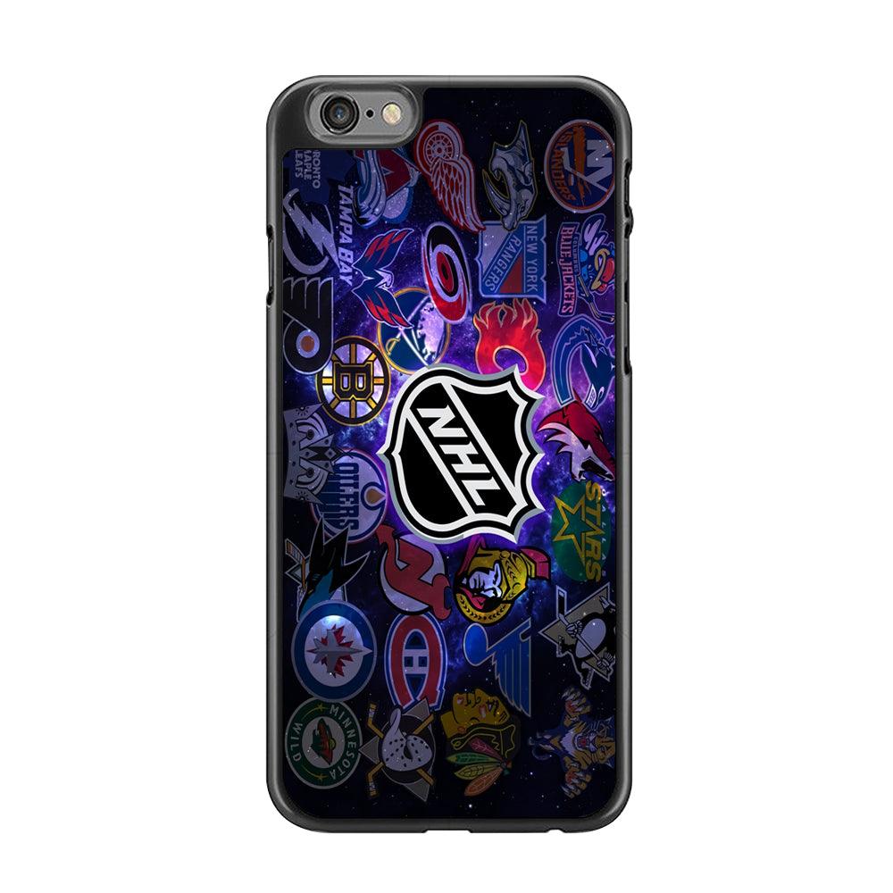 Hockey Teams NHL 002 iPhone 6 | 6s Case-Rubber / Black (2D Case)-Xtracase