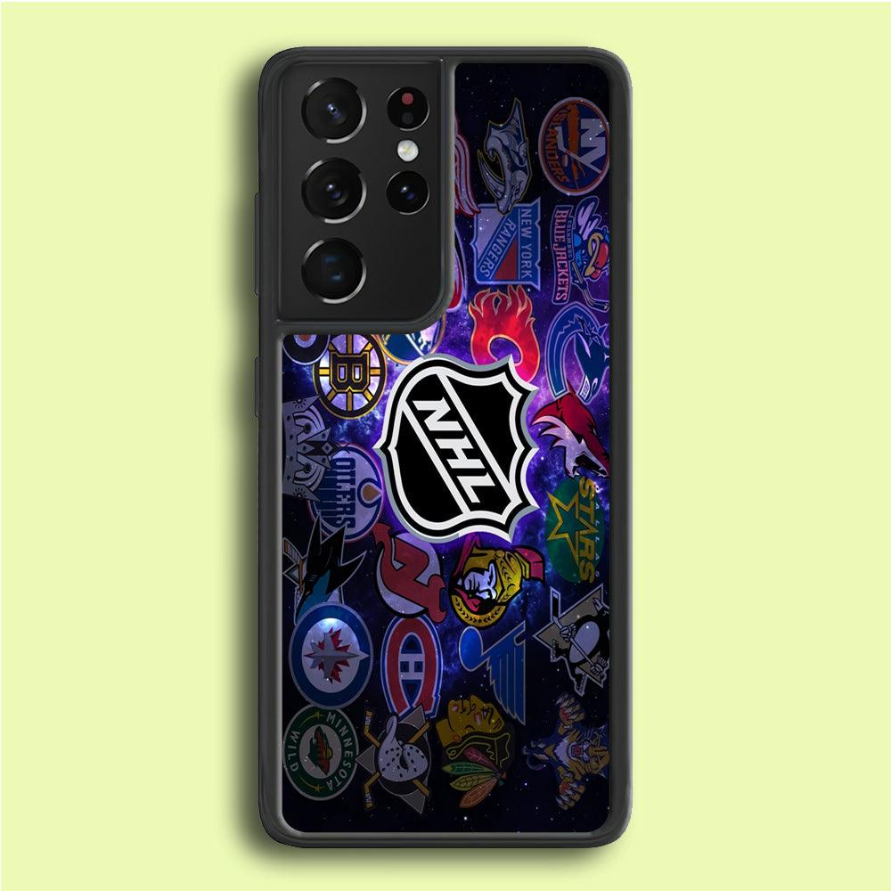 Hockey Teams NHL 002 Samsung Galaxy S21 Ultra Case-Plastic / Full Wrap (3D Case)-Xtracase