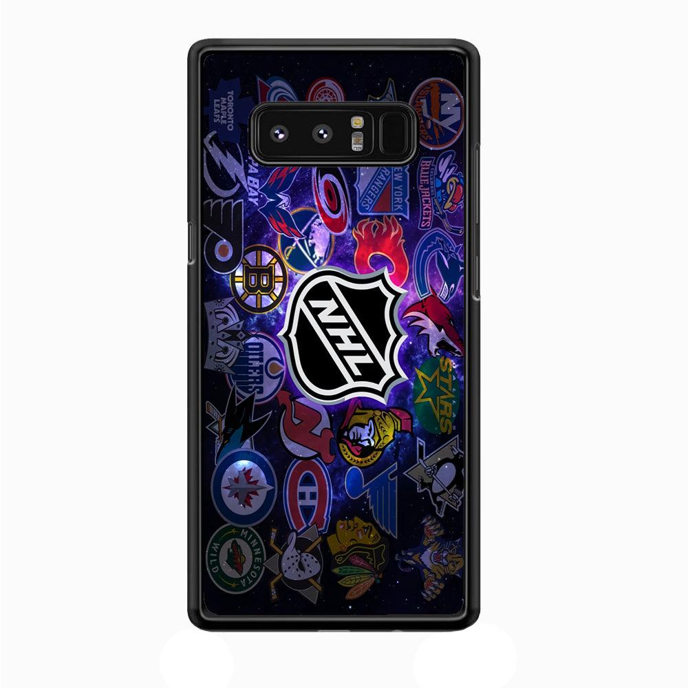 Hockey Teams NHL 002 Samsung Galaxy Note 8 Case-Plastic / Full Wrap (3D Case)-Xtracase