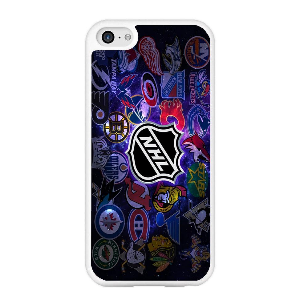 Hockey Teams NHL 002 iPhone 5 | 5s Case-Rubber / White (2D Case)-Xtracase