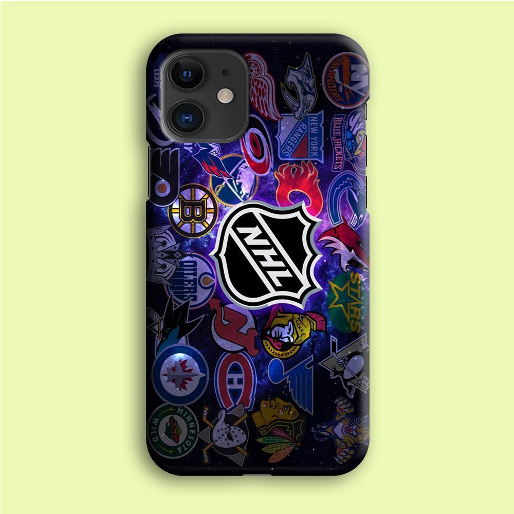 Hockey Teams NHL 002 iPhone 12 Mini Case-Plastic / Full Wrap (3D Case)-Xtracase