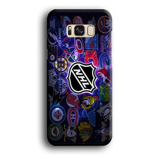 Hockey Teams NHL 002 Samsung Galaxy S8 Case-Plastic / Full Wrap (3D Case)-Xtracase