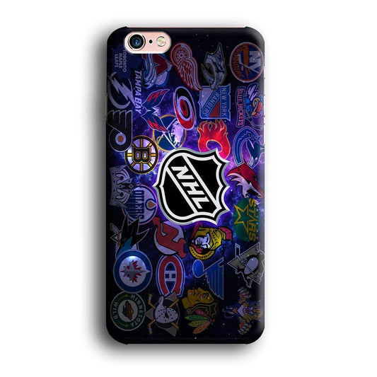 Hockey Teams NHL 002 iPhone 6 Plus | 6s Plus Case-Plastic / Full Wrap (3D Case)-Xtracase