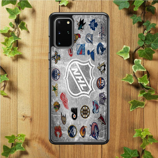 Hockey Teams NHL 003 Samsung Galaxy S20 Plus Case-Rubber / Black (2D Case)-Xtracase