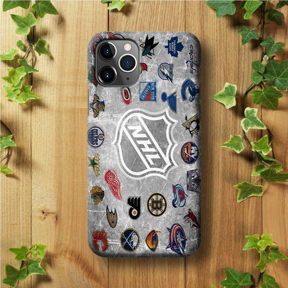 Hockey Teams NHL 003 iPhone 11 Pro Max Case-Plastic / Full Wrap (3D Case)-Xtracase