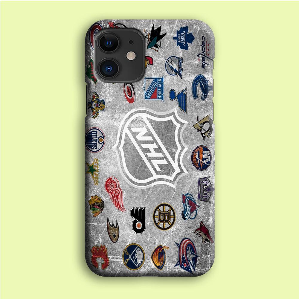 Hockey Teams NHL 003 iPhone 12 Mini Case-Plastic / Full Wrap (3D Case)-Xtracase