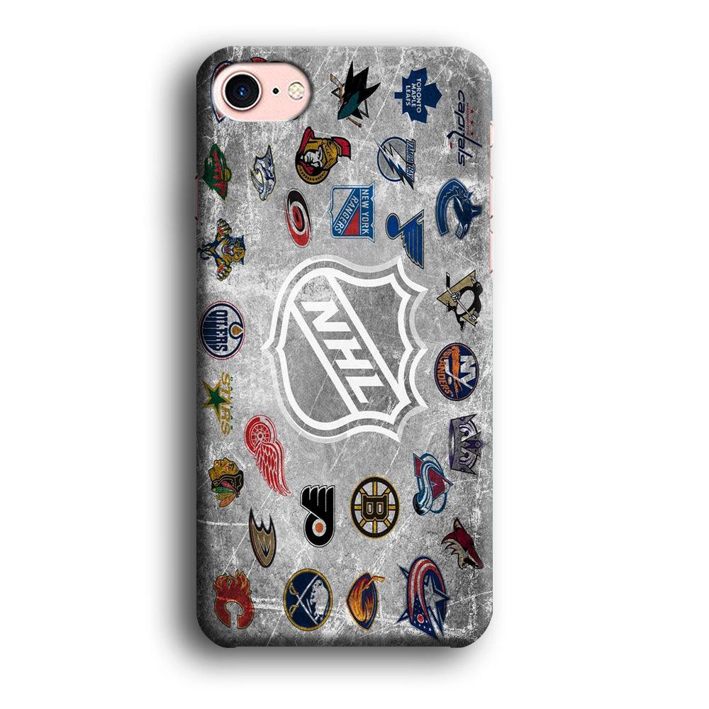 Hockey Teams NHL 003 iPhone SE 2020 Case-Plastic / Full Wrap (3D Case)-Xtracase