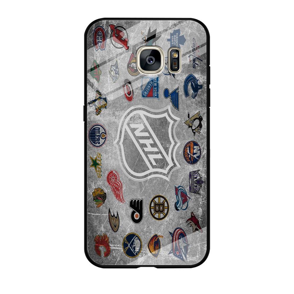 Hockey Teams NHL 003 Samsung Galaxy S7 Edge Case-Tempered Glass Case-Xtracase